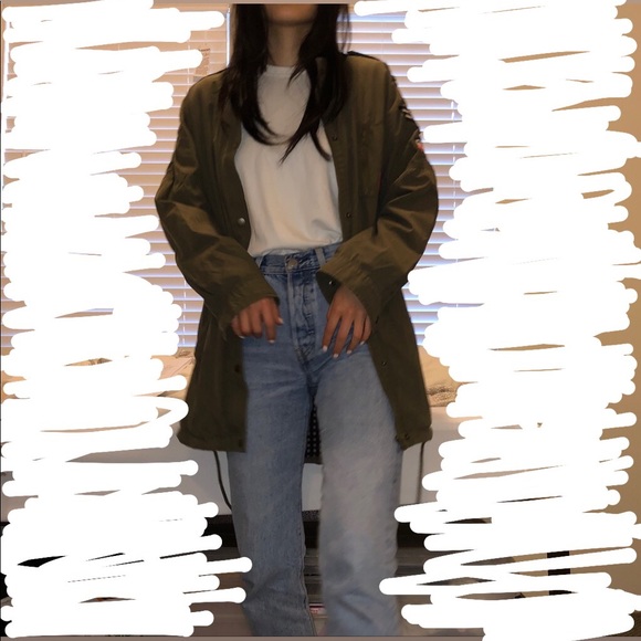 Zara Dark/Army Green Jacket - Picture 7 of 7